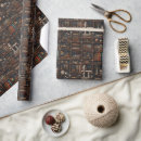 Buscar steampunk papel de regalo Engranajes