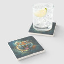 Buscar iluminado posavasos Bosque