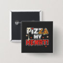 Buscar amante de la pizza chapas Divertido
