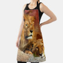 Buscar leones delantales Animales
