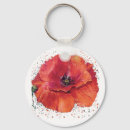 Buscar amapola llaveros Rojo