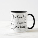 Buscar diseño tipográfico tazas Blanco y negro