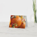 Buscar paisaje del otoño tarjetas Calabaza