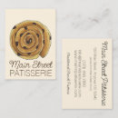 Buscar patisserie tarjetas de visita Cocinero