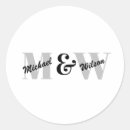 Buscar iniciales del pegatinas Elegante