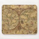 Buscar mapa del mundo vintage alfombrillas de raton Atlas