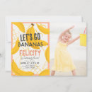Buscar banana invitaciones Para niños