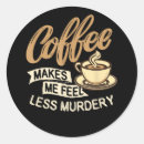 Buscar cafeína pegatinas Entusiasta del café