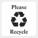 Buscar recicle el símbolo pegatinas Reciclaje