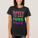 Buscar cara feliz camisetas Escuela