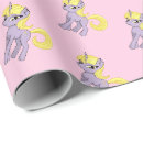 Buscar unicornios papel de regalo Niña
