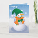 Buscar manopla tarjetas Muñeco de nieve