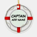 Buscar capitán del barco adornos Paseos en bote