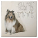 Buscar rugoso azulejos Collie