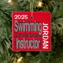 Buscar natación adornos Instructor de natación