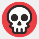 Buscar cráneo rojo pegatinas Muerte