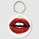 Buscar labios llaveros Rojo