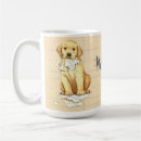 Buscar laboratorio amarillo tazas Cachorro