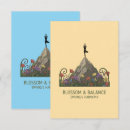 Buscar equilibrio espiritual tarjetas Yoga