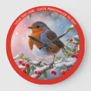 Buscar robin relojes de pared Naturaleza