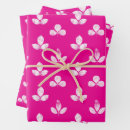 Buscar fucsia y blanco papel de regalo Moderno