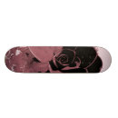 Buscar floral rosado tablas de skate Negro