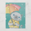 Buscar gatos con los paraguas postales Gatito