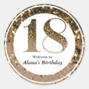 Buscar 18 años pegatinas Tipografía