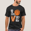 Buscar baloncesto del amor camisetas Adorable