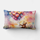 Buscar cumpleaños del oso de peluche cojines Adorable