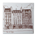 Buscar calles de parís azulejos Arquitectura