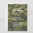 Buscar camoflauge invitaciones Camuflaje