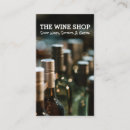 Buscar tienda vino de tarjetas de visita Viñedo