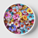 Buscar bonitos relojes de pared Flores