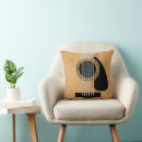 Buscar diseño de la guitarra cojines Roca y rollo