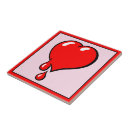 Buscar corazones sangrantes azulejos General y unisex