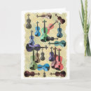 Buscar violines tarjetas Músico