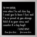 Buscar amo a mis hermanas posters Para ella