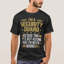 Buscar guardia camisetas Trabajo