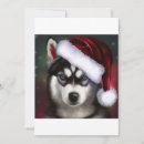 Buscar perro del husky siberiano tarjetas Navidades