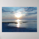 Buscar orilla de la playa posters Puesta de sol