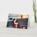 Buscar el practicar surf tarjetas Santa