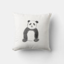 Buscar panda blanco y negro cojines Divertido