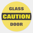 Buscar puerta pegatinas Cautela