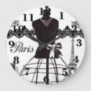 Buscar cordón blanco relojes de pared Vintage