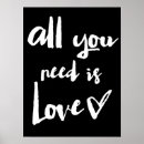 Buscar amor de usted posters Tipografía