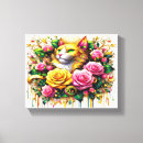 Buscar rosas amarillos lienzos General y unisex