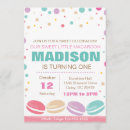 Buscar macarons invitaciones Chica