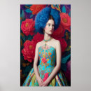 Buscar de vestido posters Azul