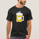 Buscar amo la cerveza camisetas Corazón